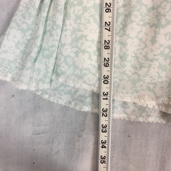 American Eagle Summer Dress Size 2 Country Cottage Straps Eyelet Lace Flare - Picture 12 of 12